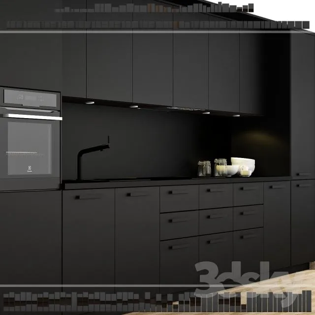 Ikea Kitchen Kungsbacka method 3D Model