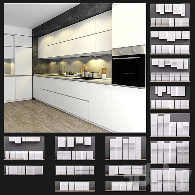 Ikea Kitchen Method-Nodsta 3DModel