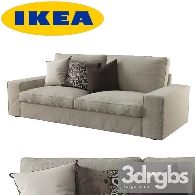 Ikea Kivik Sofa 1 3D Model Download
