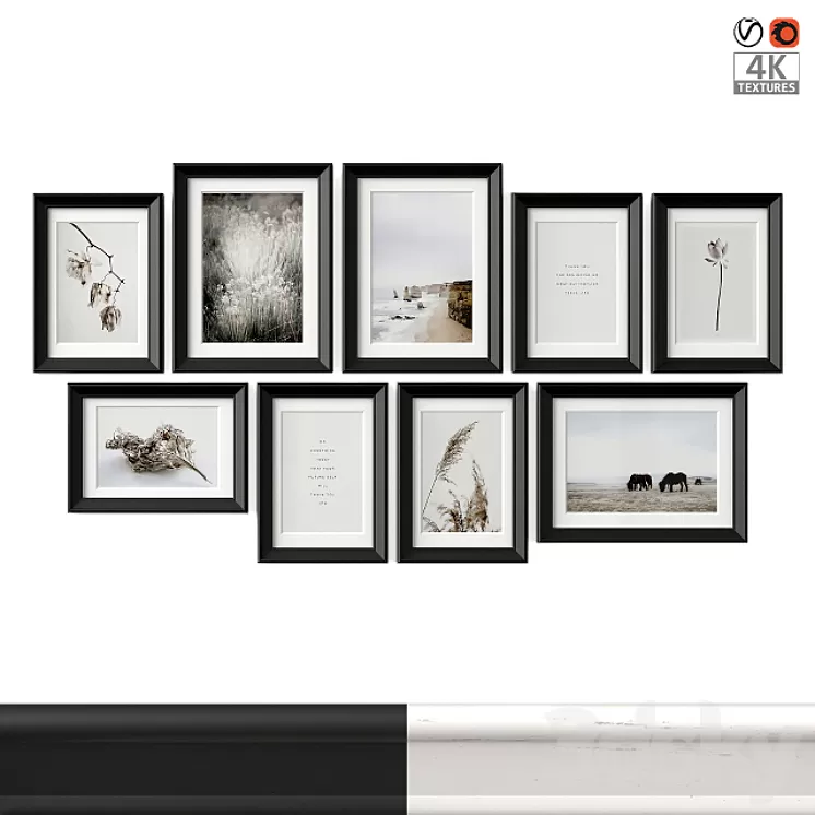 IKEA Knoppang Collage 05 3D Model