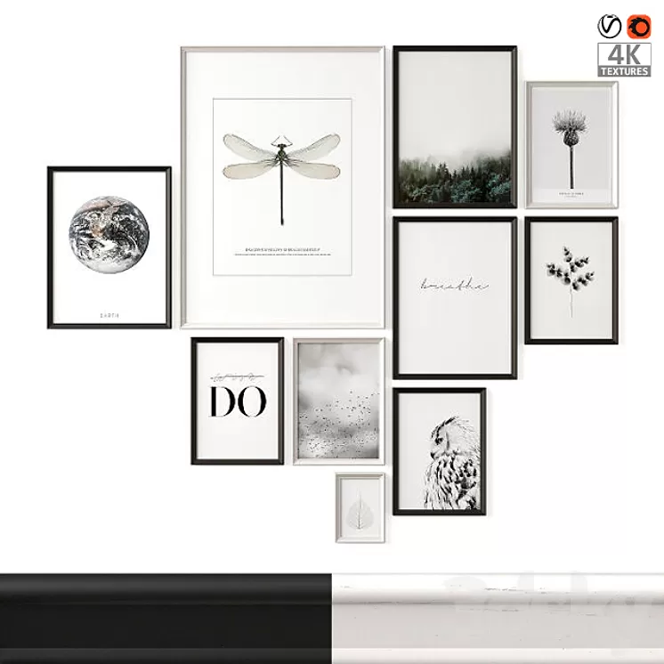 IKEA Knoppang Collage 10 3D Model