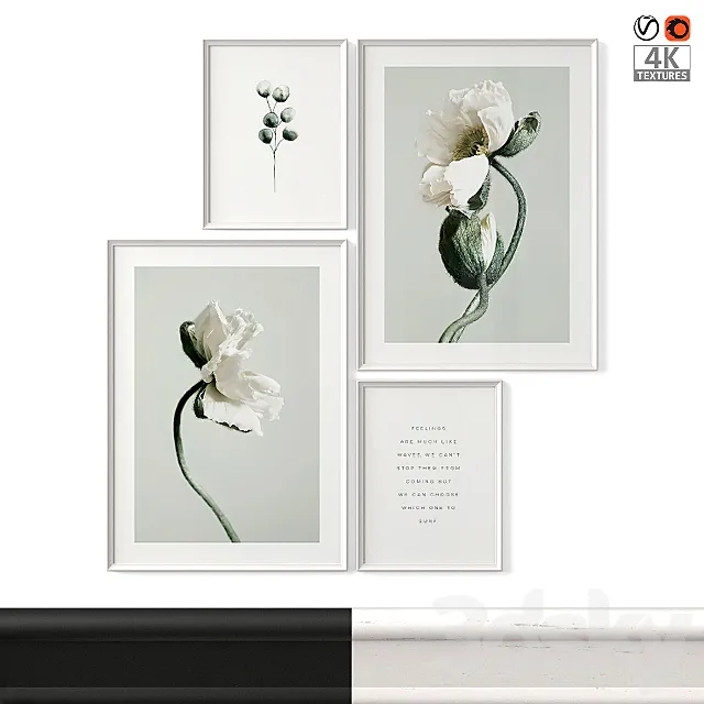 IKEA Knoppang Collage 19 3D Model IKEA Knoppang Collage 19 3D Model