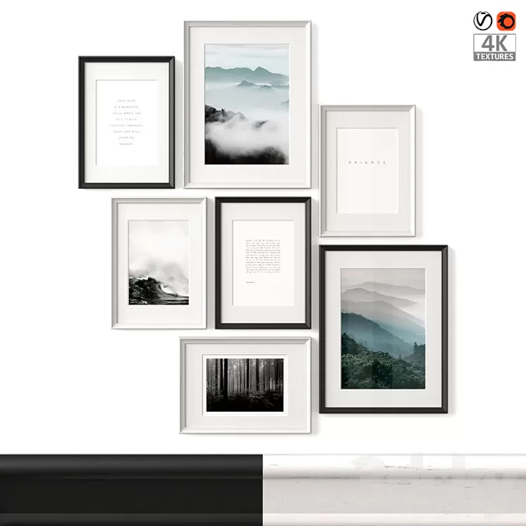 IKEA Knoppang Collage 27 3D Model