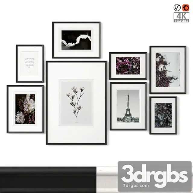 Ikea Knoppang Collage 33 3D Model Download