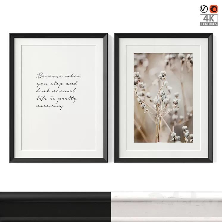 IKEA Knoppang Pair Set 04 3D Model