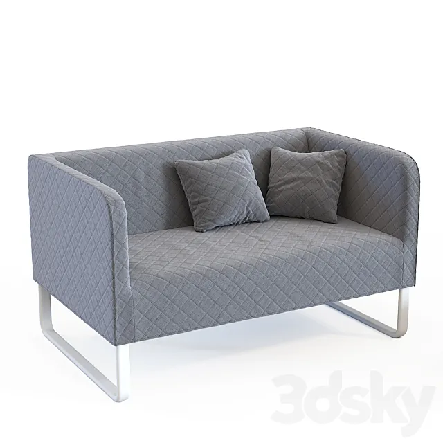 Ikea Knopparp sofa 3D Model Ikea Knopparp sofa 3D Model