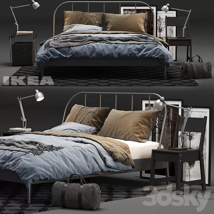 IKEA KOPARDAL Bed 3D Model