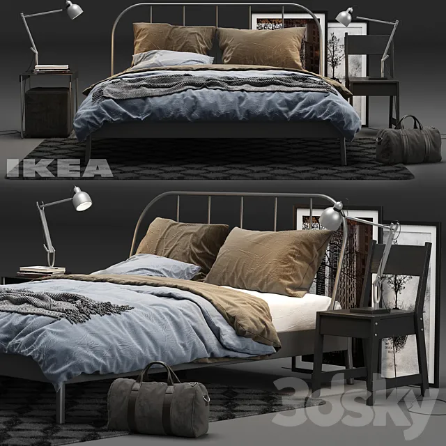 IKEA KOPARDAL Bed 3DModel