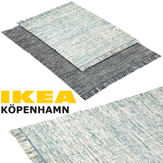 IKEA KOPENHAMN (COPENHAGEN) RUG SET 3DModel IKEA KOPENHAMN (COPENHAGEN) RUG SET 3DModel