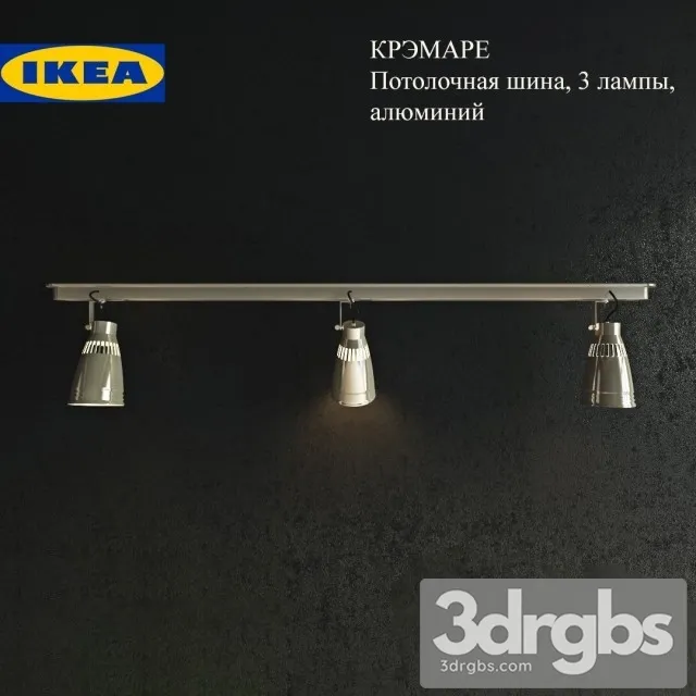 Ikea Kremare Spot Light 3D Model Download