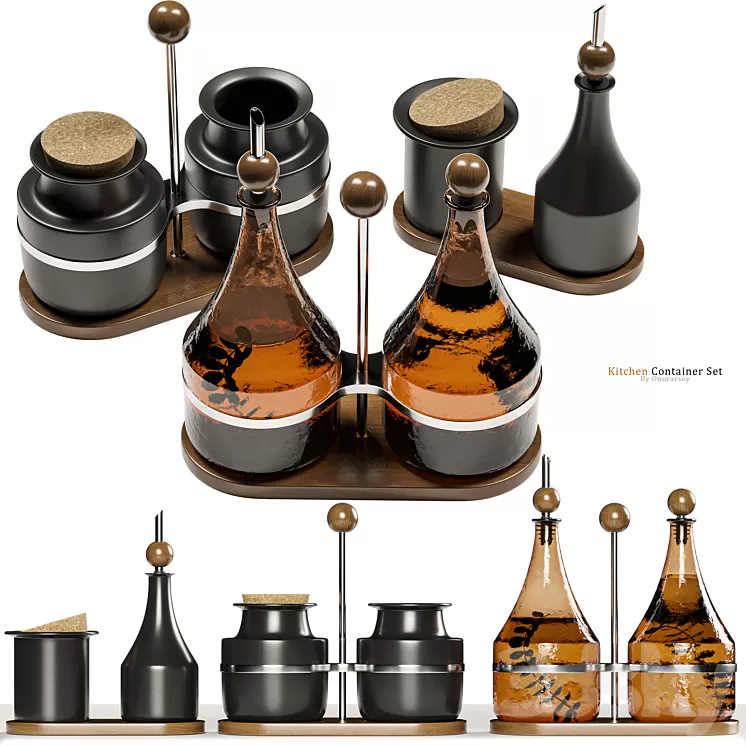 Ikea Krösamos Kitchen Container Set 3D Model Ikea Krösamos Kitchen Container Set 3D Model