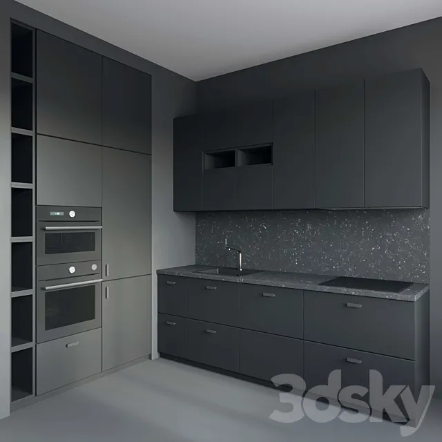 IKEA Kungsbacka Kitchen 3D Model