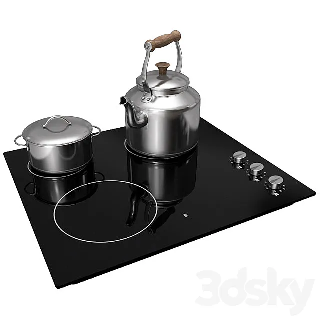 Ikea Lagan Cooking Hob 3DModel