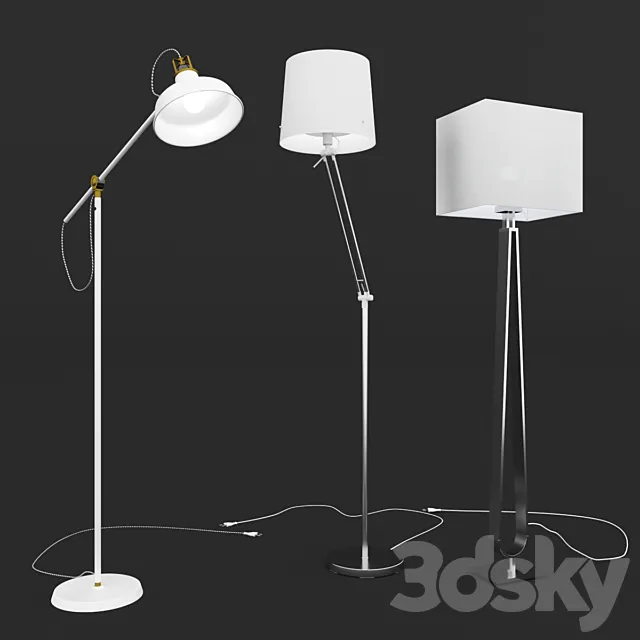 Ikea LampSet 1 3D Model