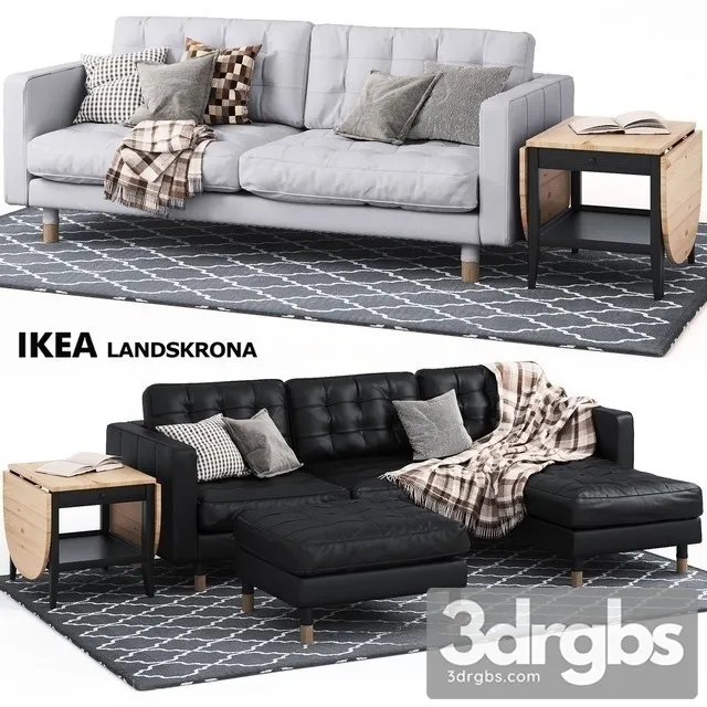 Ikea Landskrona  Sofa 3D Model Download