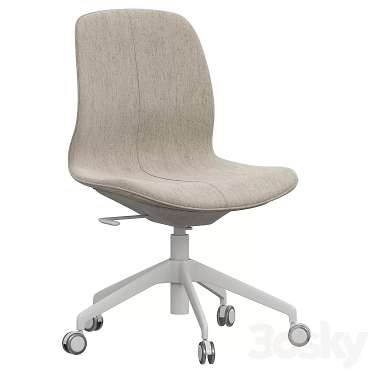 Ikea LANGFJALL office chair 3D Model Free Download