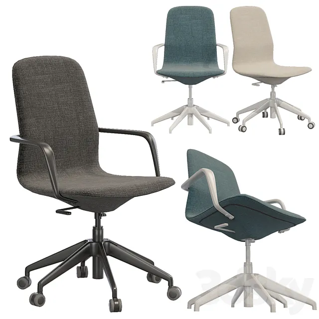 Ikea LANGFJALL office chair 3DModel Ikea LANGFJALL office chair 3DModel