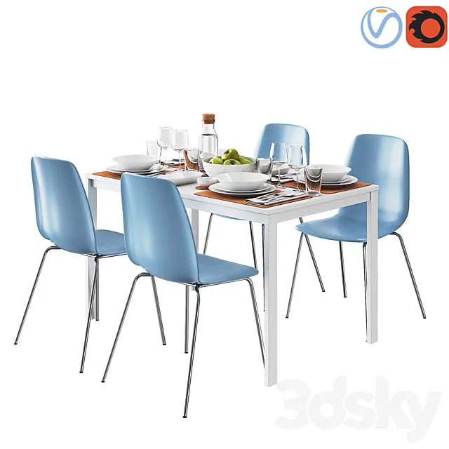 IKEA LEIFARNE and VANGSTA 3D Model