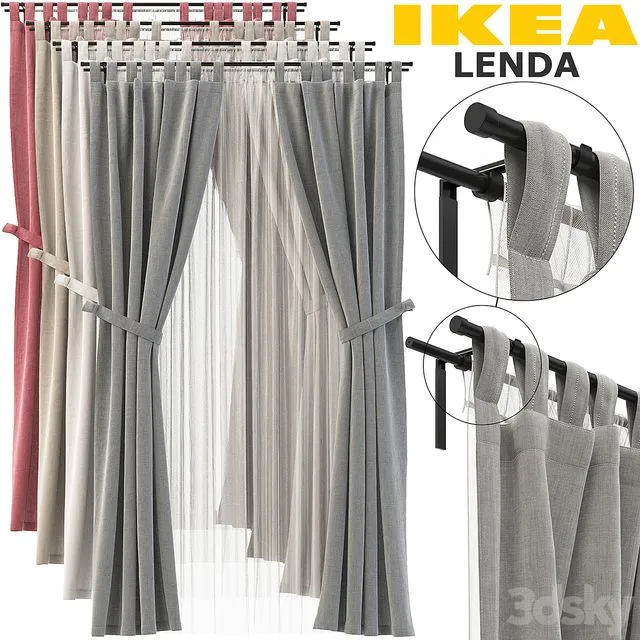 IKEA LENDA REKKA (LEND REKKA) 3D Model