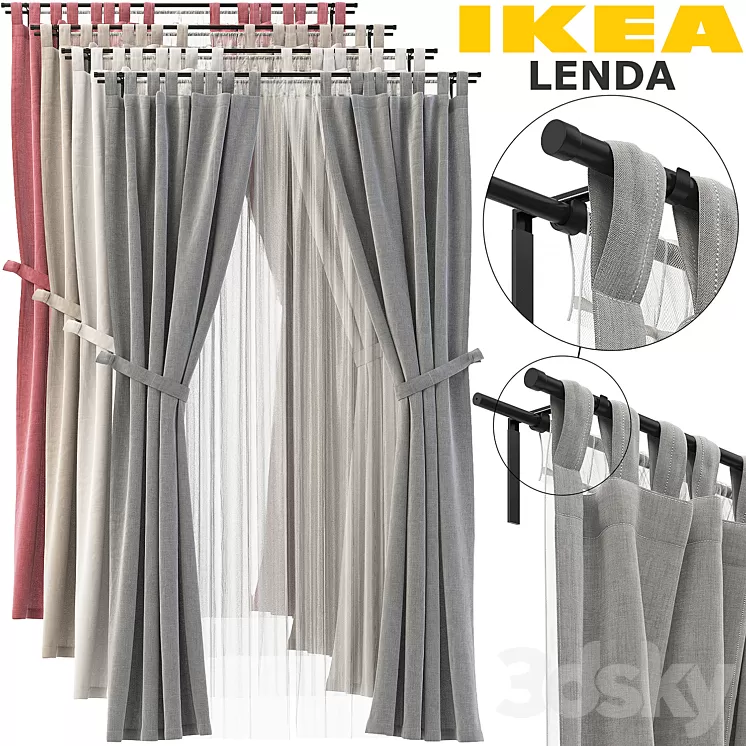 IKEA LENDA REKKA (LEND REKKA) 3D Model