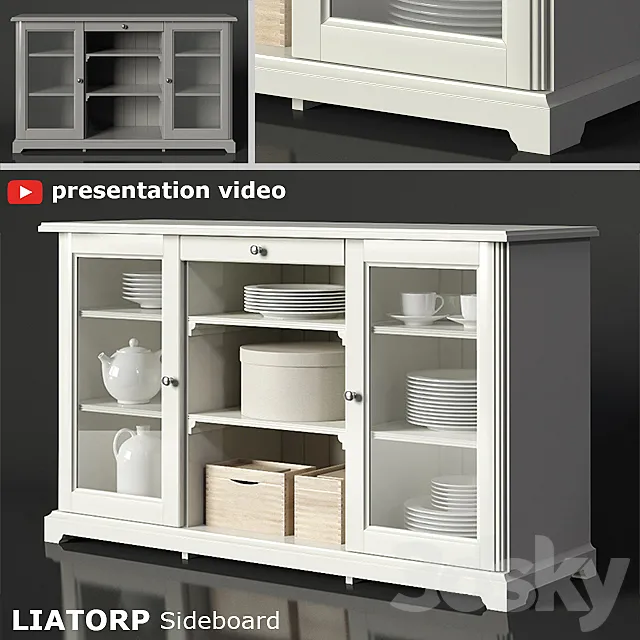 IKEA LIATORP Sideboard 3D Model