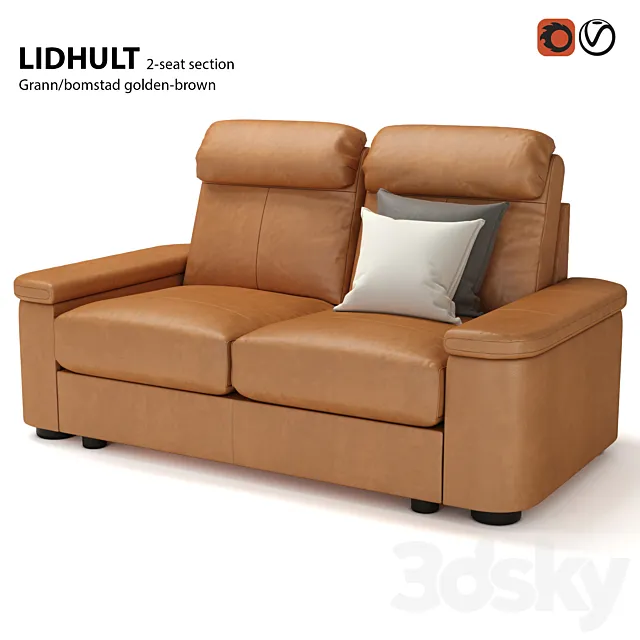 IKEA LIDGULT \ LIDHULT sofa 3D Model IKEA LIDGULT \ LIDHULT sofa 3D Model