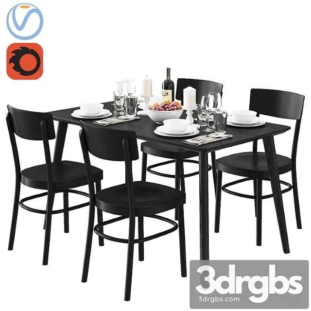 Ikea lisabo and idolf 2 3D Model Download