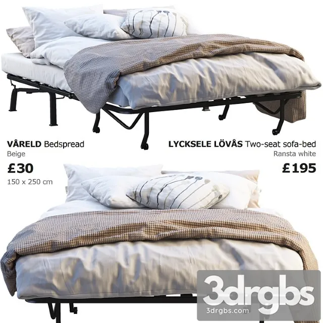 Ikea lycksele 3 2 3D Model Download