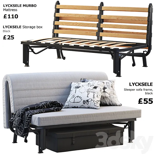 Ikea lycksele 4 3D Model