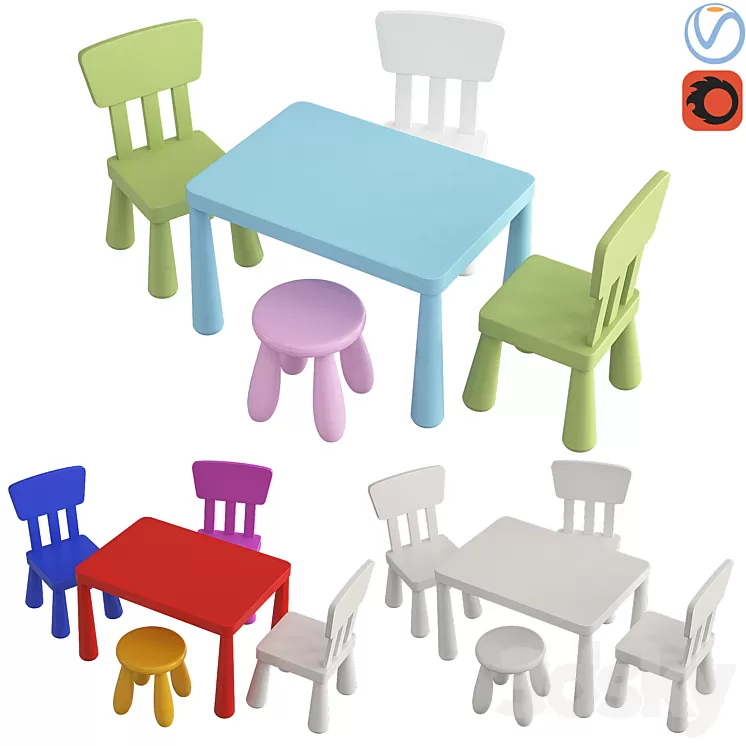 Ikea mammut 3D Model