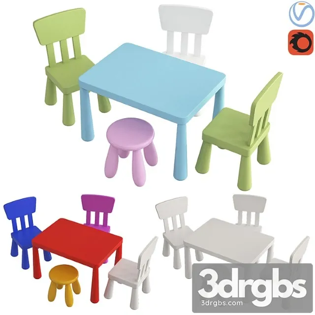 Ikea mammut_1 2 3D Model Download