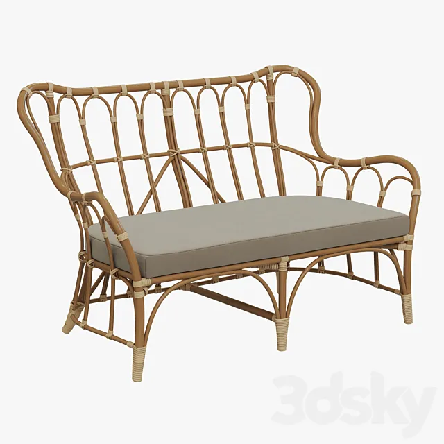 Ikea MASTHOLMEN Loveseat 3D Model