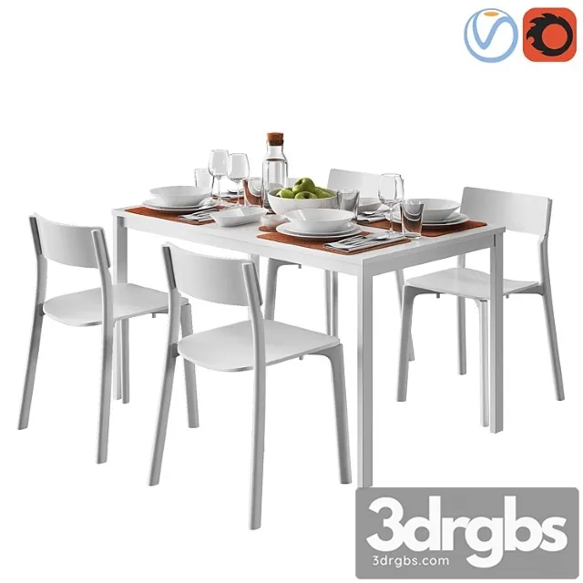 Ikea melltorp and janinge 2 3D Model Download