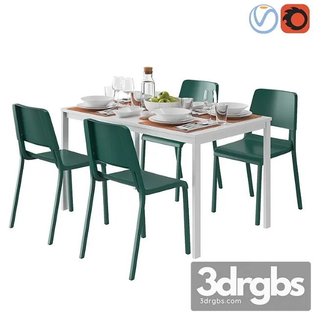 Ikea melltorp and teodores 2 3D Model Download