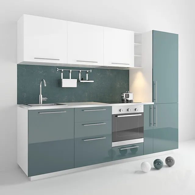 IKEA Metod complete Kitchen set – 3 colors 3DModel IKEA Metod complete Kitchen set – 3 colors 3DModel