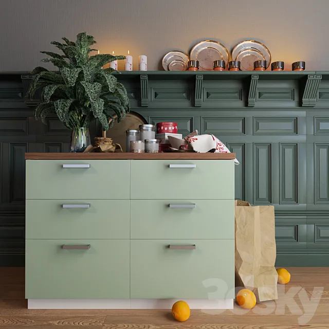 Ikea Metod set 3DModel Ikea Metod set 3DModel