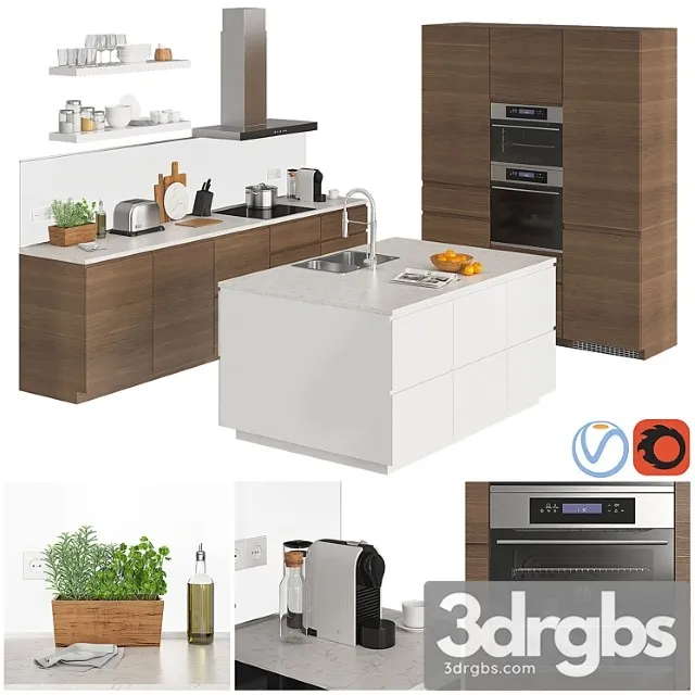 Ikea metod voxtorp island 3D Model Download