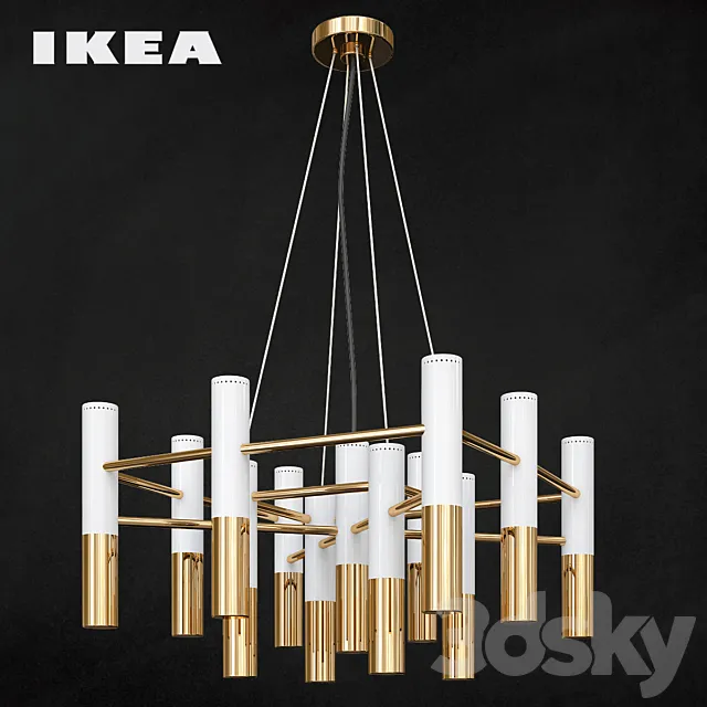 Ikea Modern Suspension Lamp 3DModel