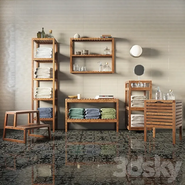 IKEA MOLGER. LILLHOLMEN and BALUNGEN 3DModel IKEA MOLGER. LILLHOLMEN and BALUNGEN 3DModel