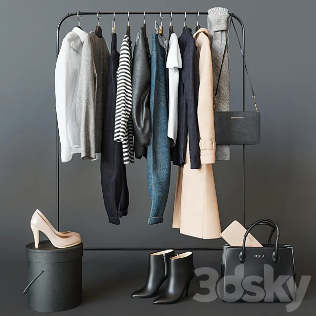 Ikea MULIG MULIG Floor hanger 3DModel