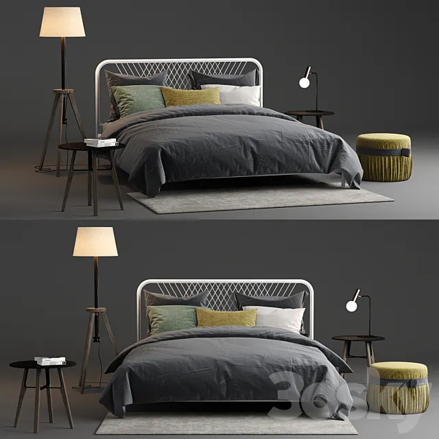 Ikea nesttun bed 3DModel Ikea nesttun bed 3DModel
