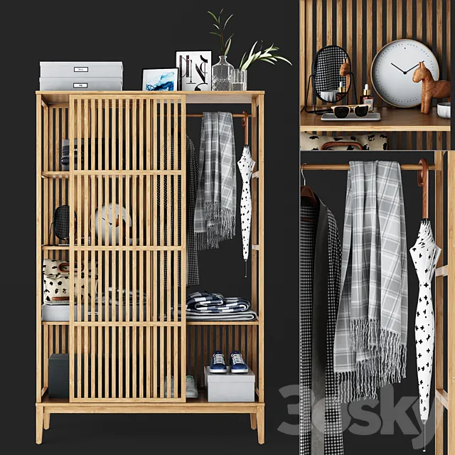 IKEA Nordkisa Wardrobe 3DModel