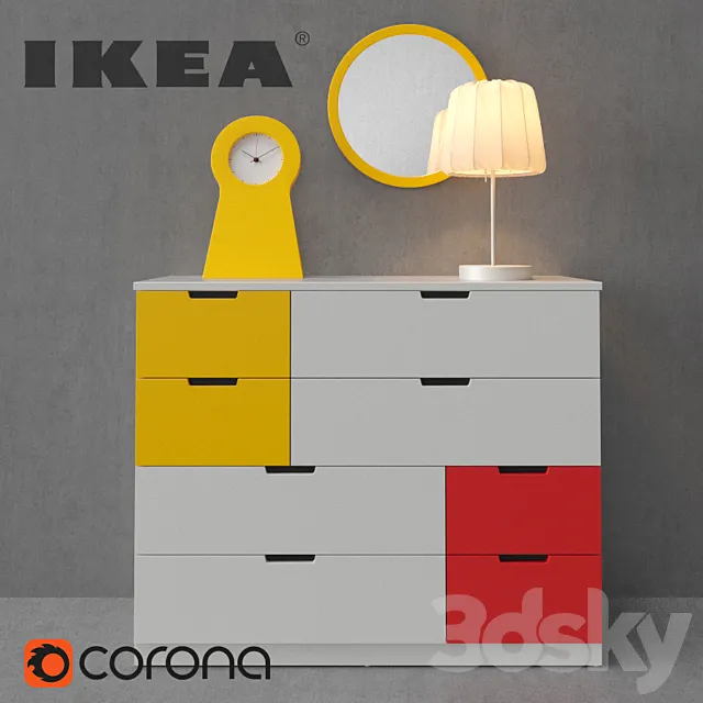 Ikea Nordli _ Langesund 3DModel