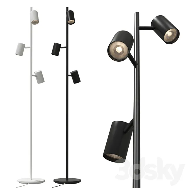 Ikea Nymane floor lamp 3D Model Ikea Nymane floor lamp 3D Model