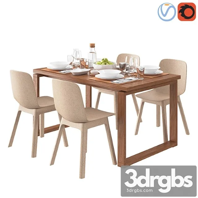 Ikea odger and morbylanga 2 3D Model Download