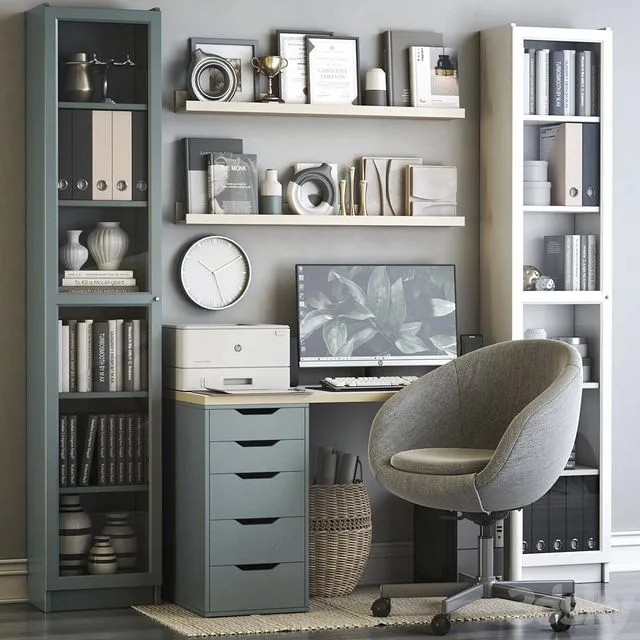 IKEA office workplace 105 3D Model