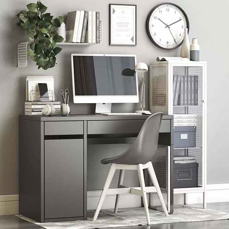 IKEA office workplace 119 3D Model IKEA office workplace 119 3D Model