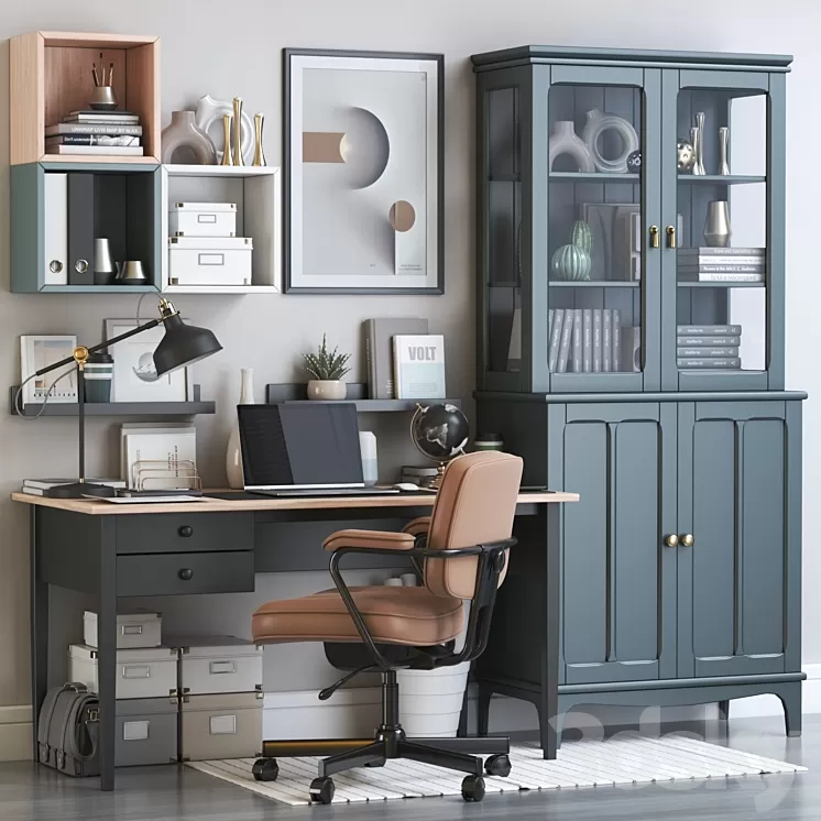 IKEA office workplace 125 3D Model