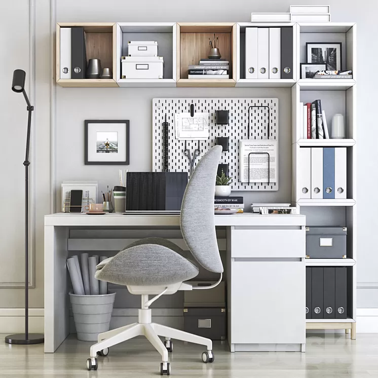 IKEA office workplace 22 3D Model