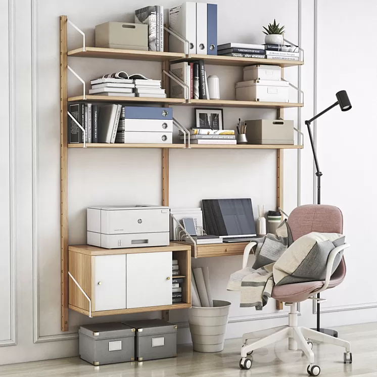 IKEA office workplace 25 3D Model